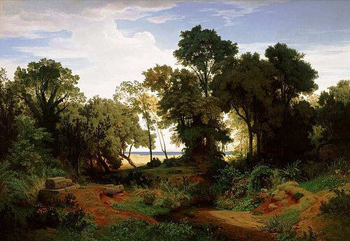 Italian Landscape, 1845, Andreas Achenbach