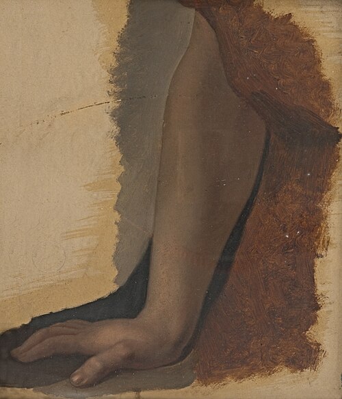 Armstudie, 1840, August von Kloeber