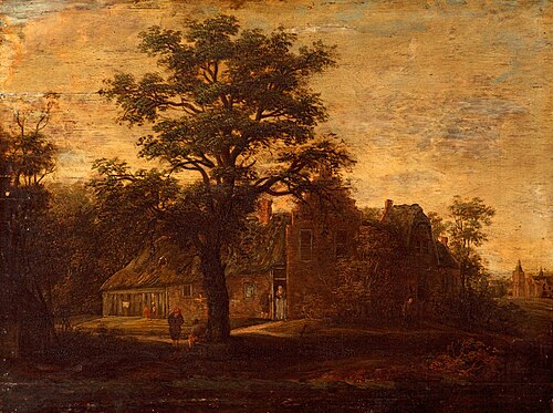 Landscape with a House by a Wood, , Emanuel Murant