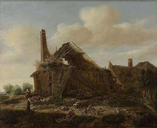 Ferme en ruines, 1670, Emanuel Murant