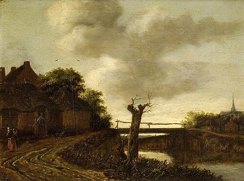Landscape with a bridge, , Emanuel Murant