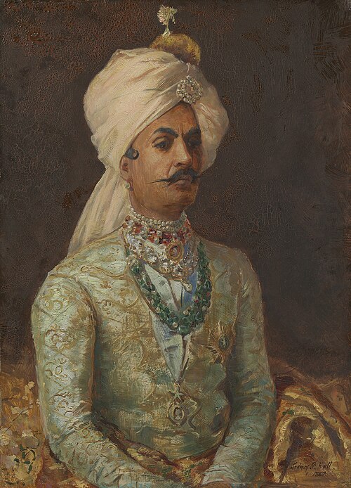 Sir Pratap Singh (1845-1922), 1887, Sydney Prior Hall