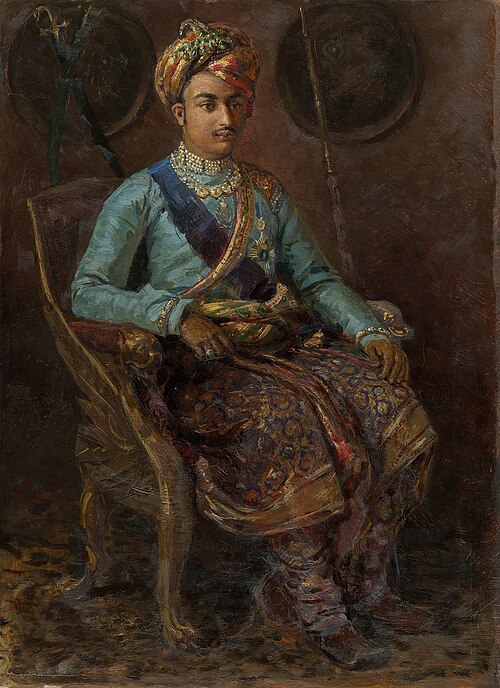 The Maharao of Cutch (1866-1942), 1887, Sydney Prior Hall