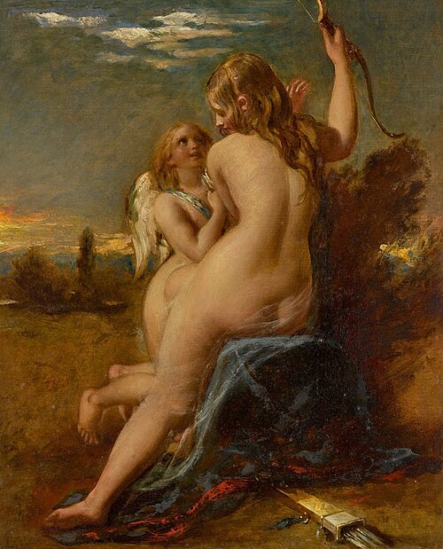 Venus Relieving Cupid of His Bow, , William Etty