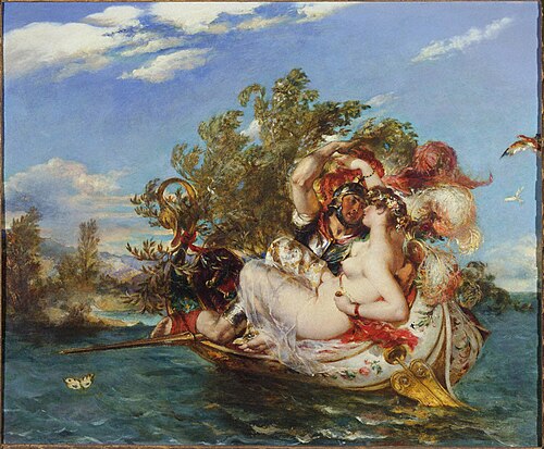 Phaedria and Cymochles, 1830, William Etty