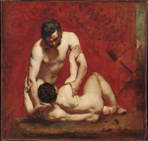 Les Lutteurs., 1849, William Etty