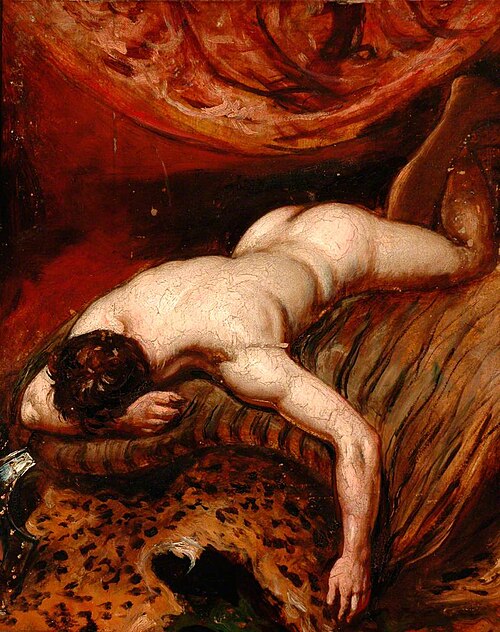 Man Lying Face down, 1820, William Etty
