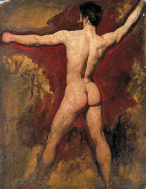 Male Nude, 1817, William Etty