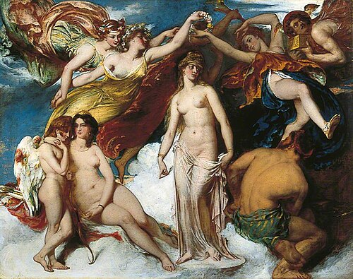 Pandora Crowned by the Seasons, 1824, William Etty