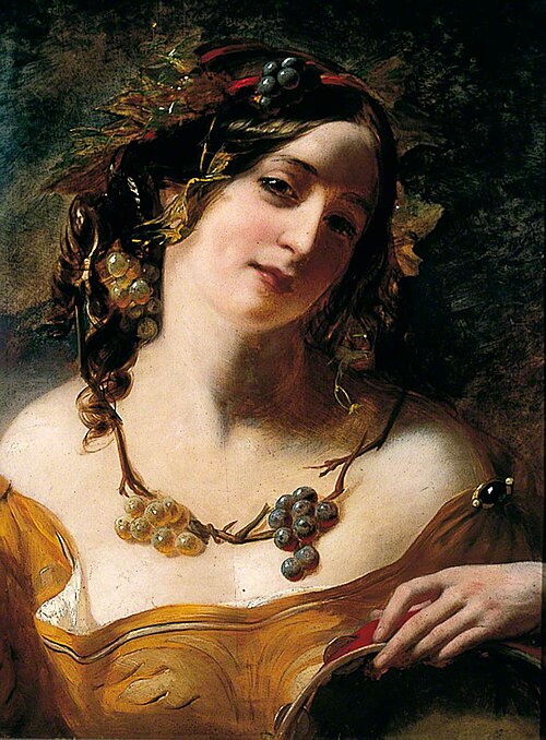 A Bacchante, , William Etty