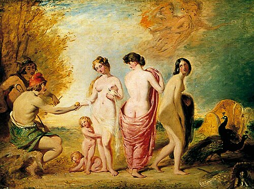 The Judgment of Paris, 1838, William Etty
