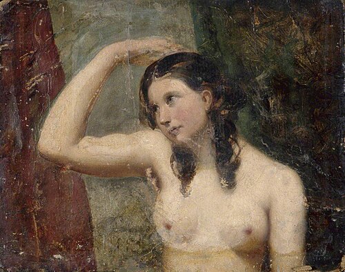 Girl Touching her Head, 1830, William Etty