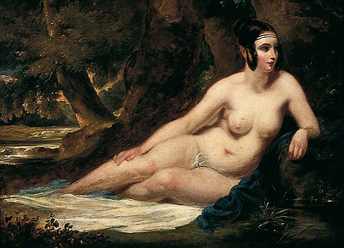 Reclining Female Nude in a Landscape, 1830, William Etty
