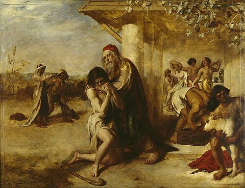The Repentant Prodigal's Return to his Father, 1831, William Etty