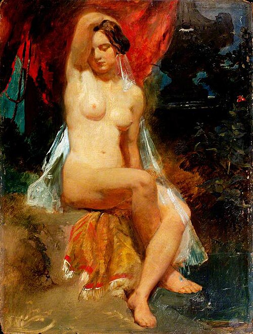 Woman at a Fountain, 1840, William Etty