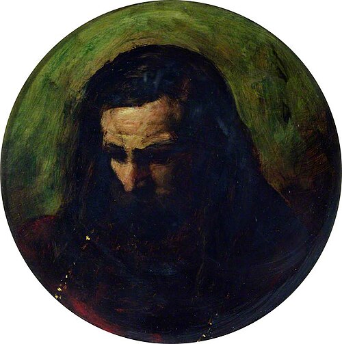 Study of a Man's Head, 1840, William Etty