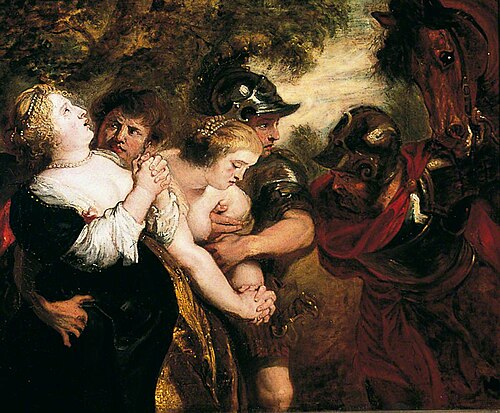 The Rape of the Sabine Women (after Peter Paul Rubens), 1840, William Etty