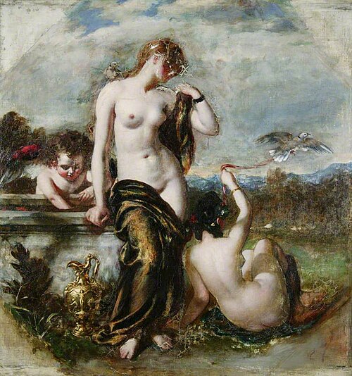 Venus and Her Doves, 1836, William Etty