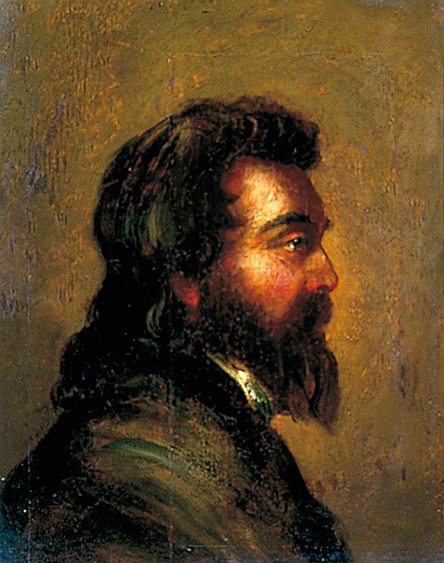 Study of a Man's Head, 1841, William Etty