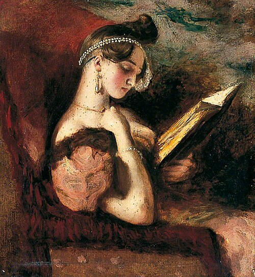 A Girl Reading, 1842, William Etty