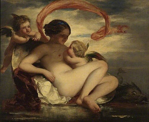 Venus and Cupids, 1838, William Etty