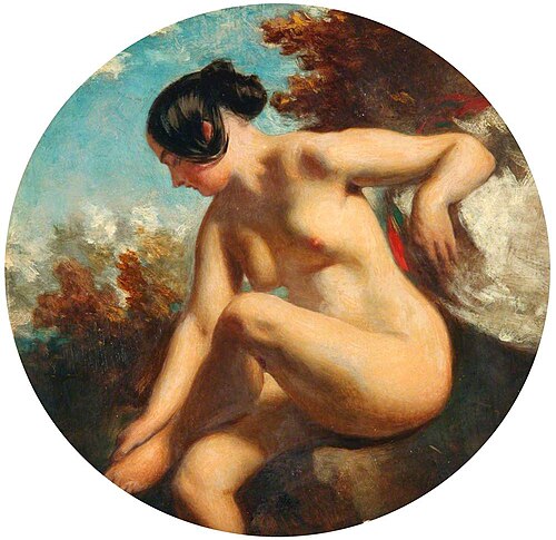Bather Turned to the Left, , William Etty