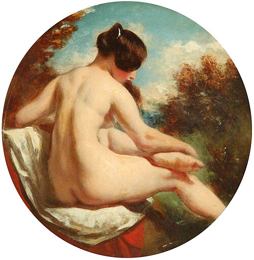 Bather Turned to the Right, , William Etty