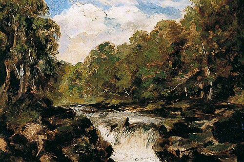 The Strid, Bolton Abbey, 1841, William Etty