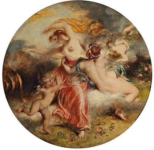 Aurora and Zephyr, 1845, William Etty