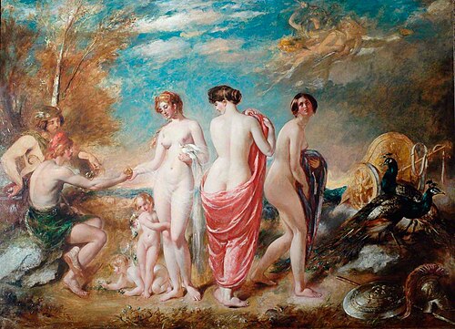 The Choice of Paris, 1846, William Etty