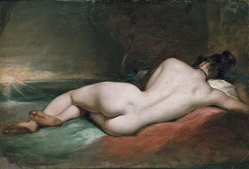 Nude Woman reclining, , William Etty