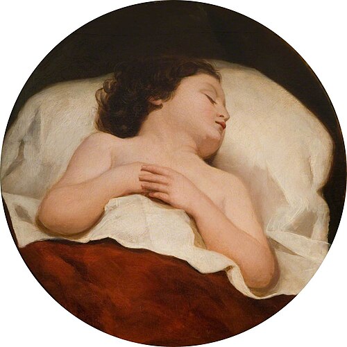 A Child Asleep, , William Etty