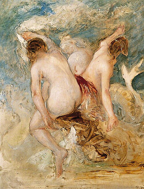 Sketch for 'Youth at the Prow and Pleasure at the Helm', , William Etty