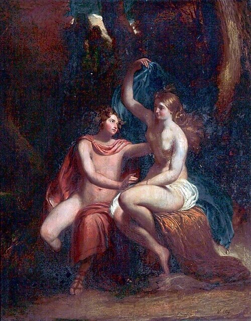 Classical Scene with Two Figures, , William Etty
