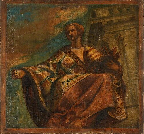 Fortune; An Allegorical Figure (style of Paolo Veronese), 1826, William Etty