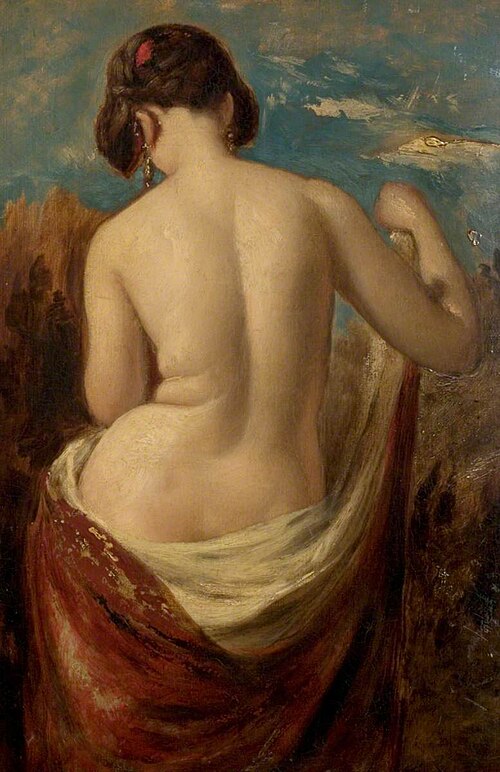 Study of a Half-Nude Figure, , William Etty