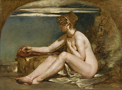 Seated Nude, , William Etty