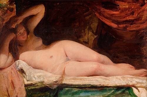 Reclining Nude, , William Etty