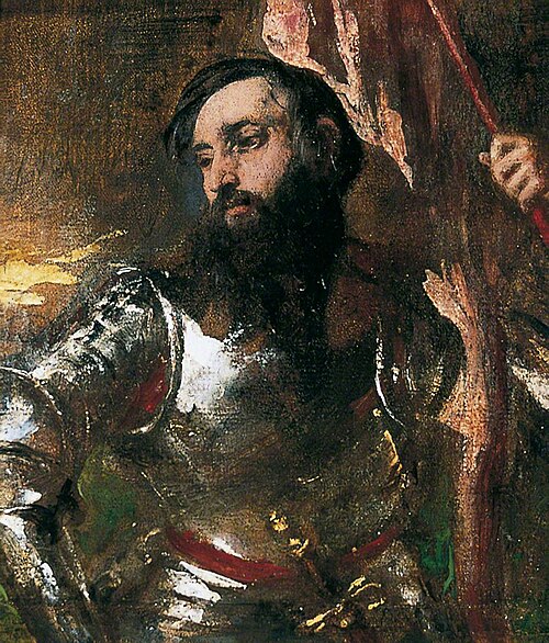 The Standard Bearer (after Titian), , William Etty