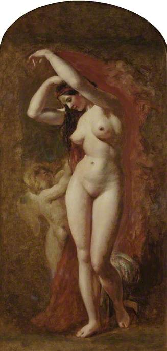 Venus and Cupid, , William Etty