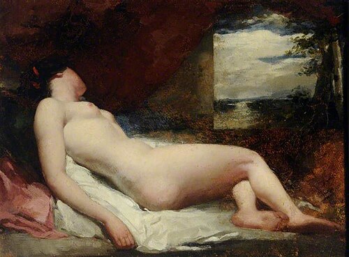 Reclining Nude, , William Etty