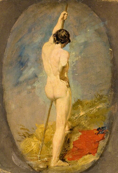 Figure Study (recto), , William Etty