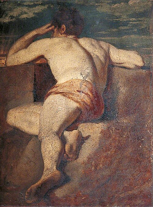 Male Nude, , William Etty