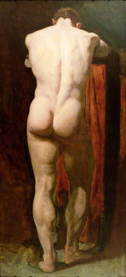 Standing Male Nude, , William Etty