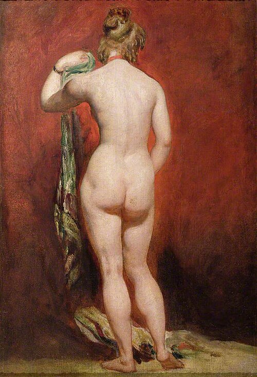 Standing Female Nude, , William Etty