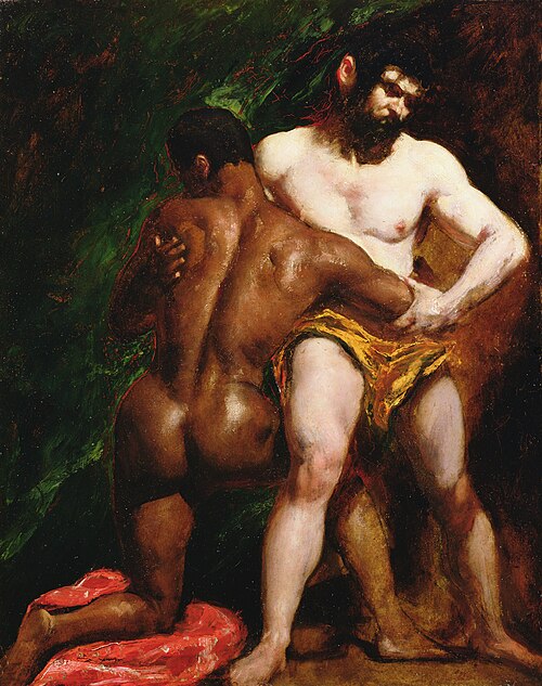 The Wrestlers, 1840, William Etty