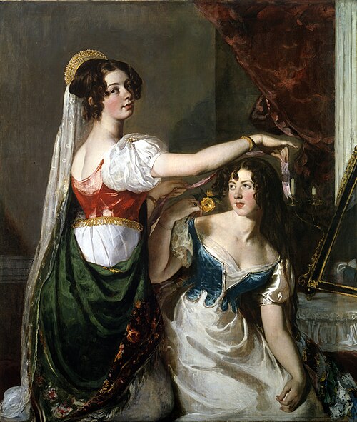 Preparing for a Fancy Dress Ball, 1833, William Etty