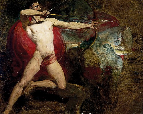 Study for the Bowman, 1820, William Etty