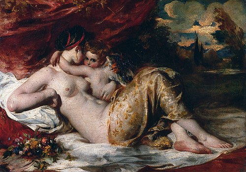 Venus and Cupid, 1830, William Etty