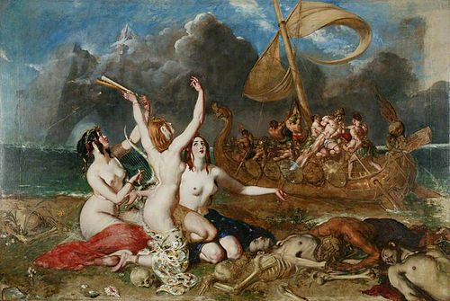 The Sirens and Ulysses, 1837, William Etty